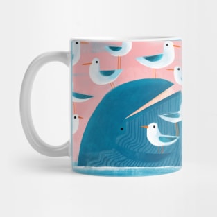 Whale Gulls Mug